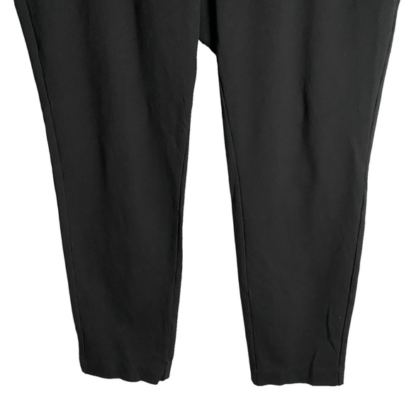 Lands' End Women's Black Slim Straight Ankle Dress Pant - Picture 3 of 8